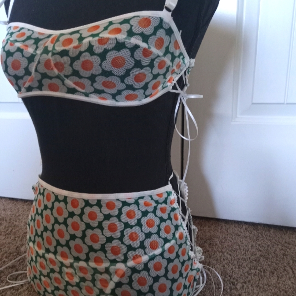Sexy lingerie with garters